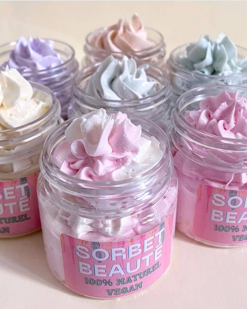 Beurre corporel fouetté Framboise & Vanille – 50 ml