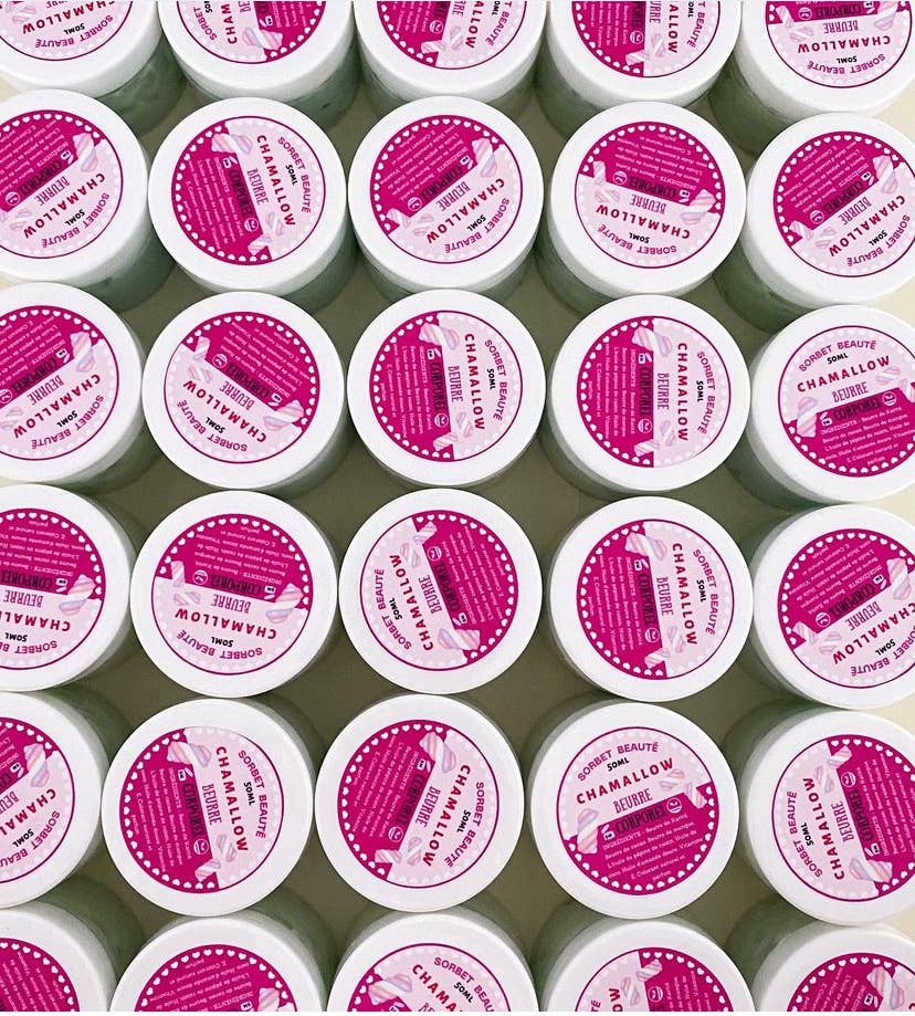 Beurre corporel fouetté Framboise & Vanille – 50 ml