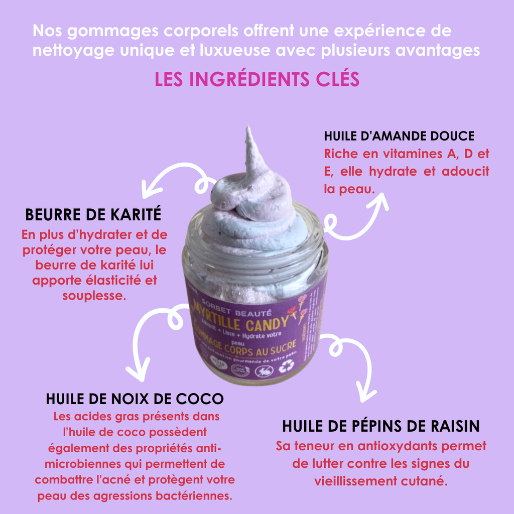 Gommage corps au sucre Bubblegum – 50 ml
