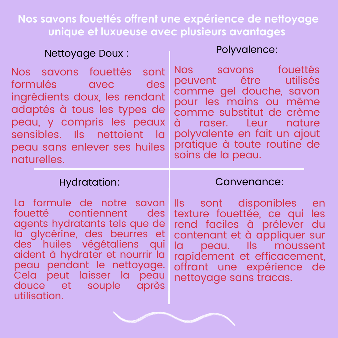 Savon fouetté Love Spell – 50 ml